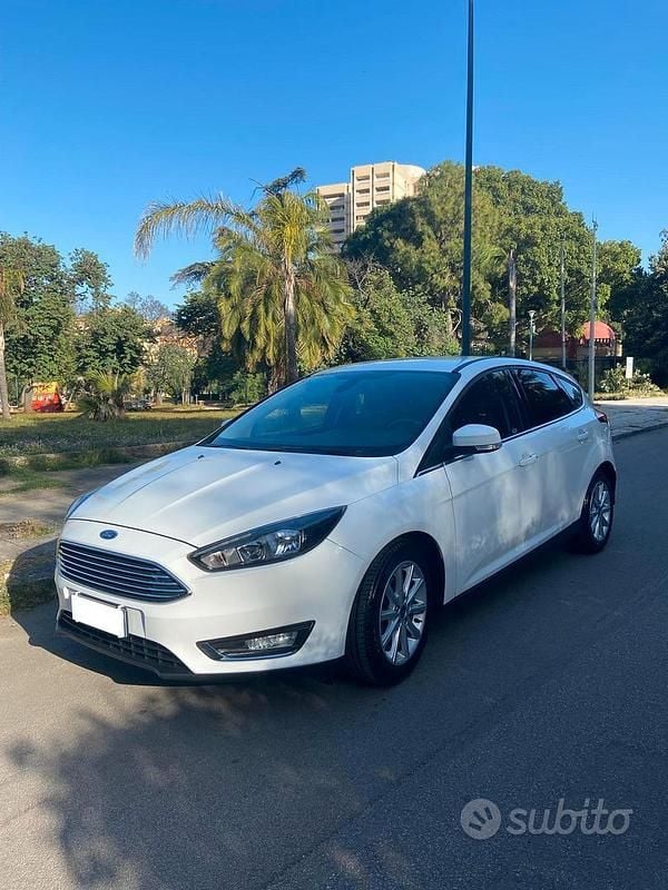 Bianco Usata 2018 Ford Focus Titanium Berlina | 9800 € (Super prezzo) - Immagine 1/4