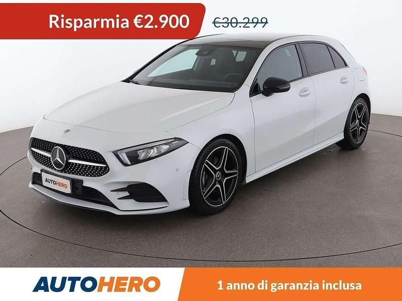 Bianco Usata 2022 Mercedes A180 Premium Tre volumi | 27.399 € (Ottimo prezzo) - Immagine 1/3