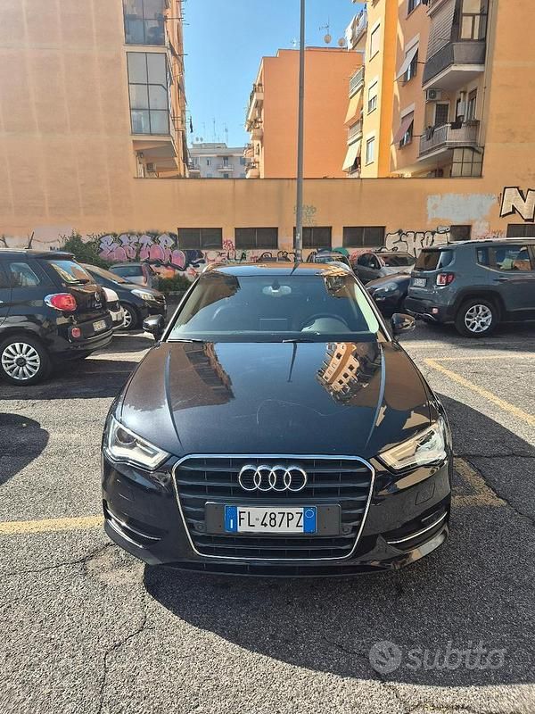 Usata Audi A3 Ambiente 110 CV (80 kW) 2014 Nero Berlina