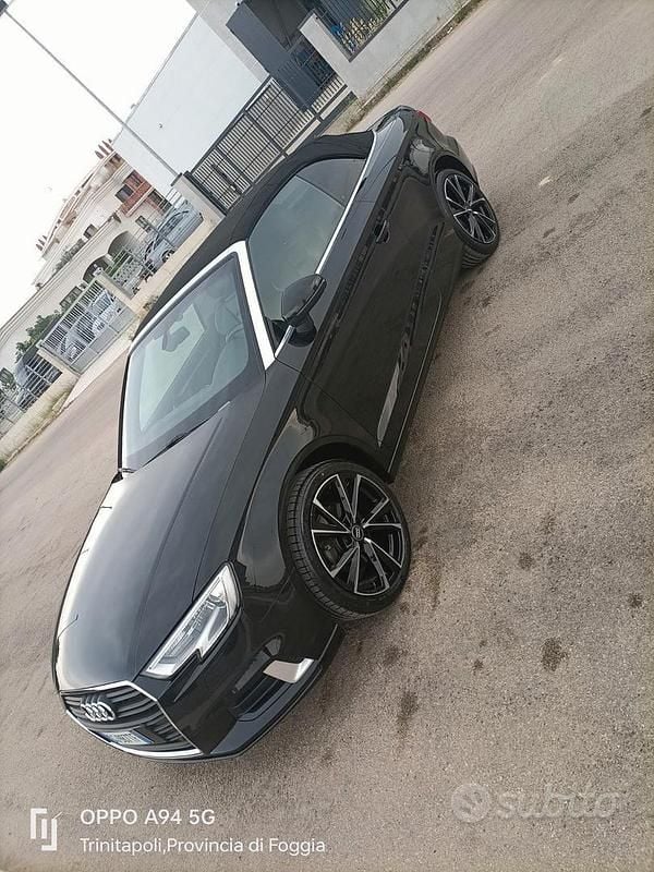 Usata Audi A3 Cabriolet 2016 Nero Cabrio