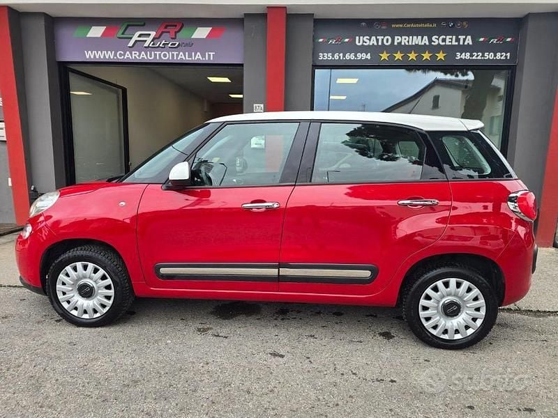 Usata Fiat 500L 68 CV (50 kW) 2013 Rosso Monovolume