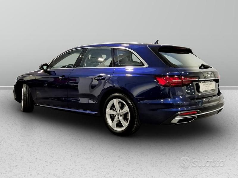 Usata Audi A4 Advanced 245 CV (180 kW) 2020 Blu Station wagon