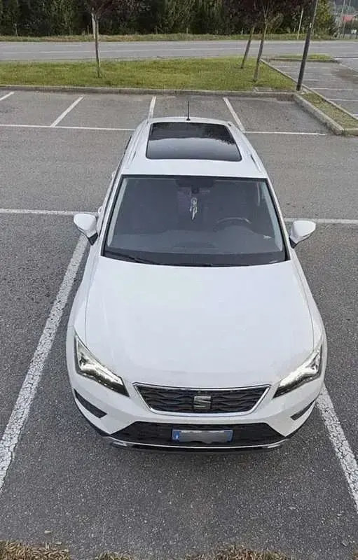 Usata Seat Ateca 4Drive 150 CV (110 kW) 2018 Bianco SUV