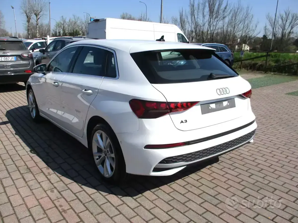 Usata Audi A3 Advanced Plus 116 CV (85 kW) 2024 Bianco Berlina
