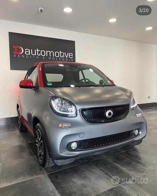 Usata Smart ForTwo Cabrio Prime 90 CV (66 kW) 2016 Grigio Cabrio