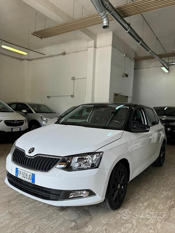 Usata Skoda Fabia 70 CV (51 kW) 2018 Bianco Berlina