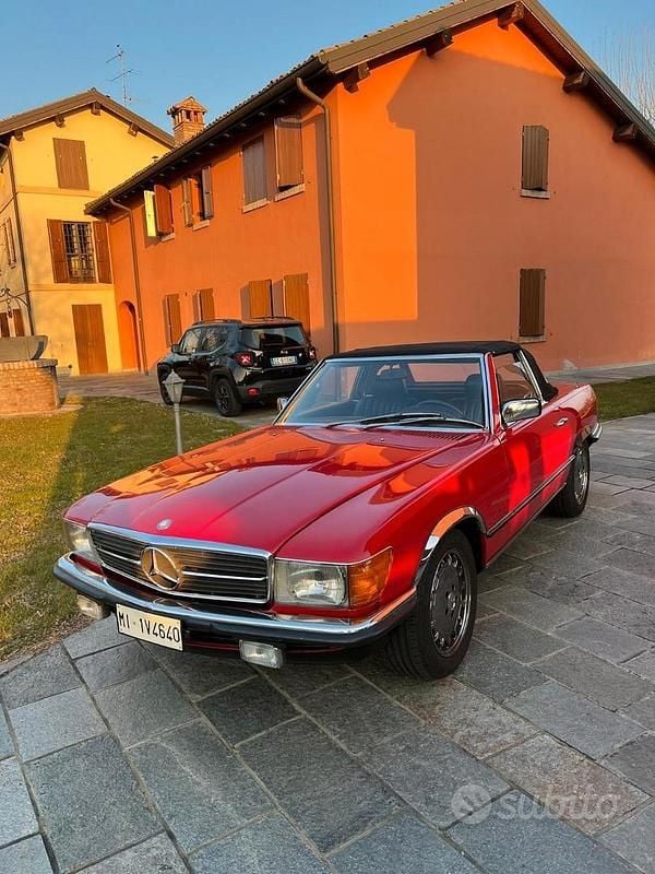 Usata Mercedes SL280 1984 Rosso Cabrio