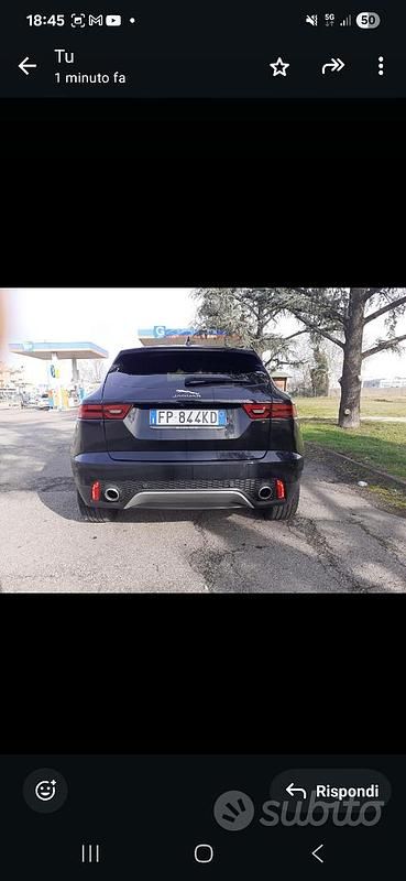 Usata Jaguar E-Pace S 150 CV (110 kW) 2018 Nero SUV