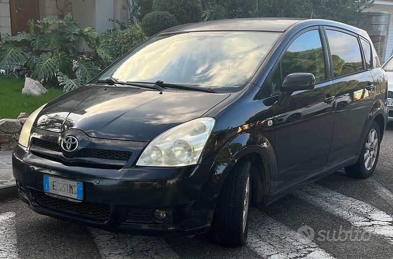 Usata Toyota Corolla Verso Sol 136 CV (100 kW) 2007 Nero Monovolume