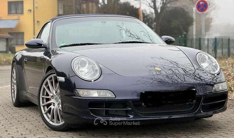 Usata Porsche 911 355 CV (261 kW) 2006 Blu Cabrio