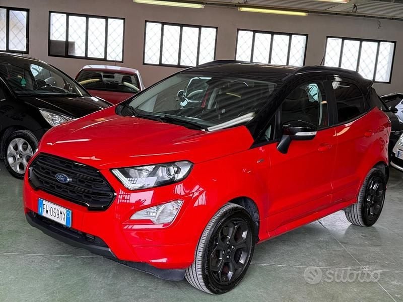 Usata Ford Ecosport ST-Line 100 CV (73 kW) 2019 Rosso SUV