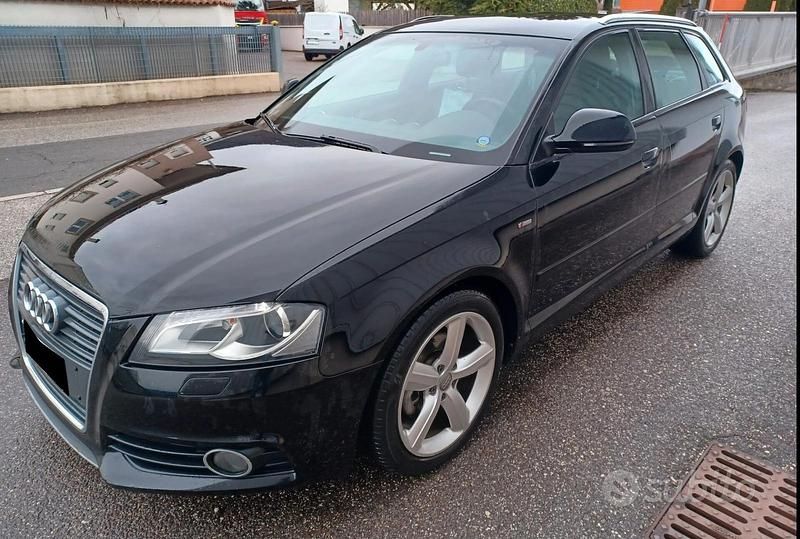Usata Audi A3 125 CV (91 kW) 2009 Nero Berlina
