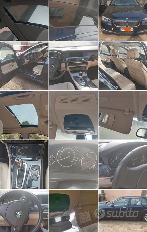 Usata BMW 530 245 CV (180 kW) 2011 Blu Station wagon