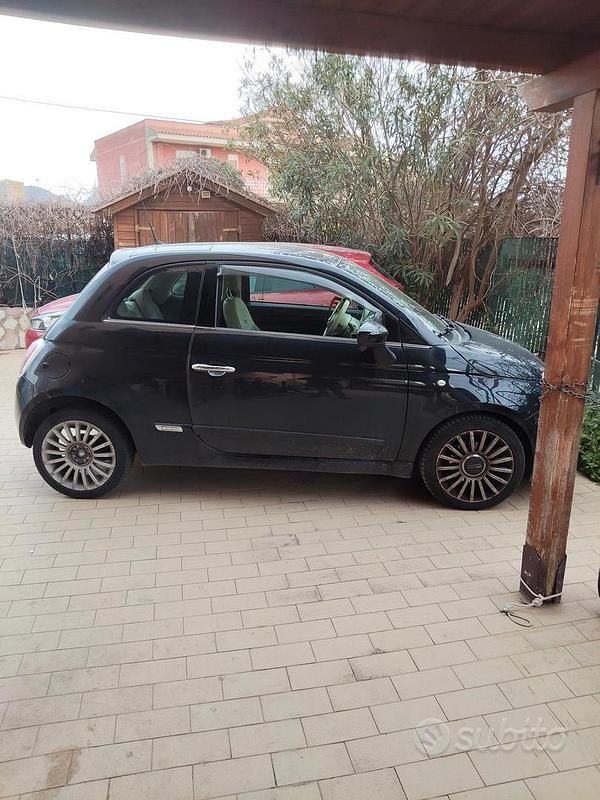 Usata Fiat 500 75 CV (55 kW) 2015 Nero Utilitaria