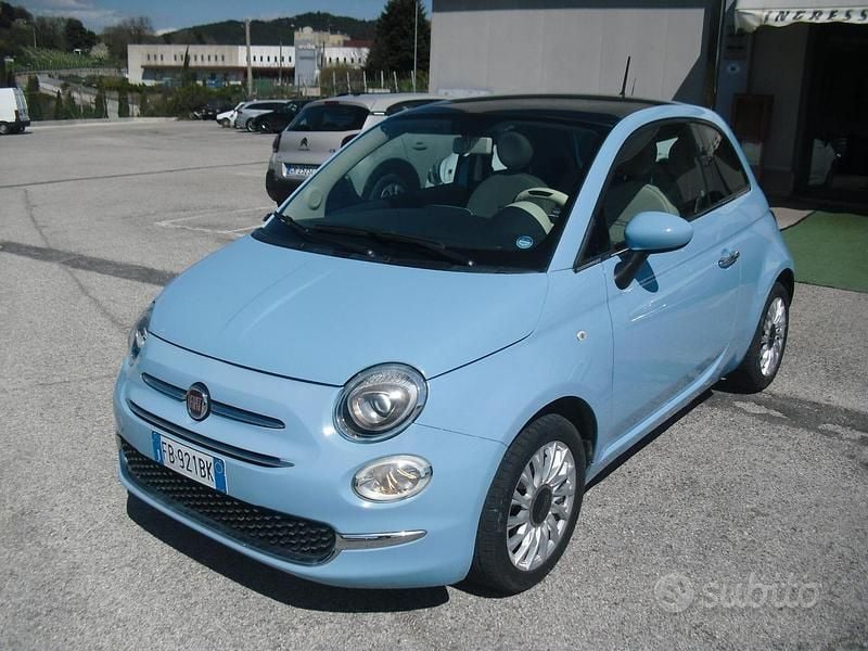 Usata Fiat 500 Lounge 69 CV (50 kW) 2015 Blu Berlina