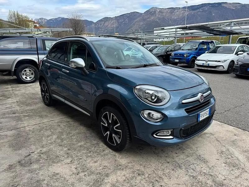 Usata Fiat 500X Mirror 110 CV (80 kW) 2018 Blu SUV