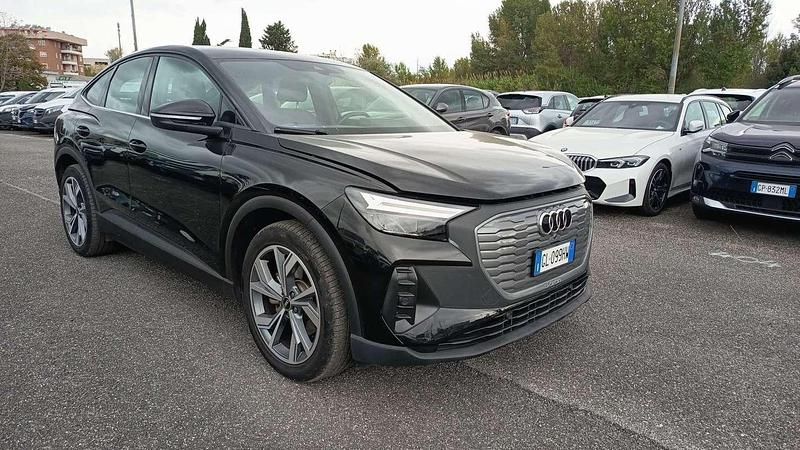 Usata Audi Q4 Sportback e-tron Ambiente 69 kW (95 CV) 2022 Nero SUV