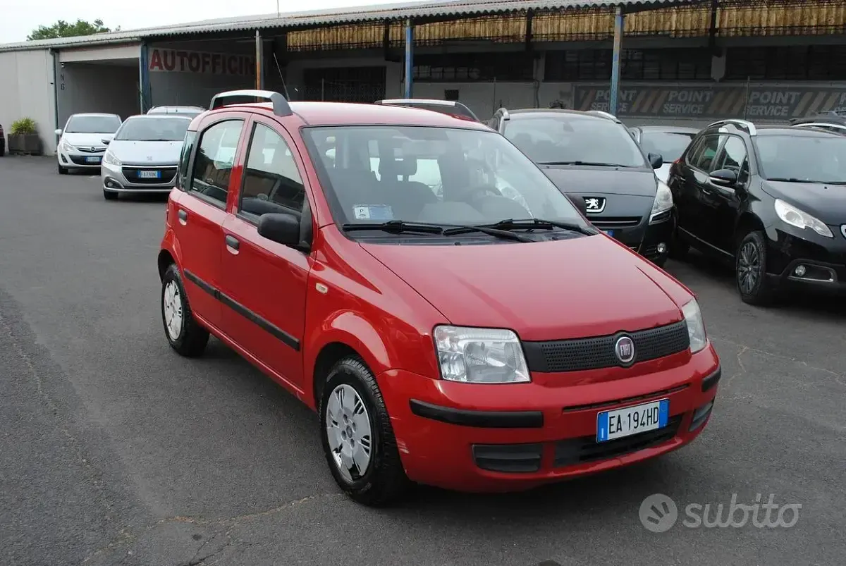 Usata Fiat Panda 69 CV (50 kW) 2010 Rosso Utilitaria