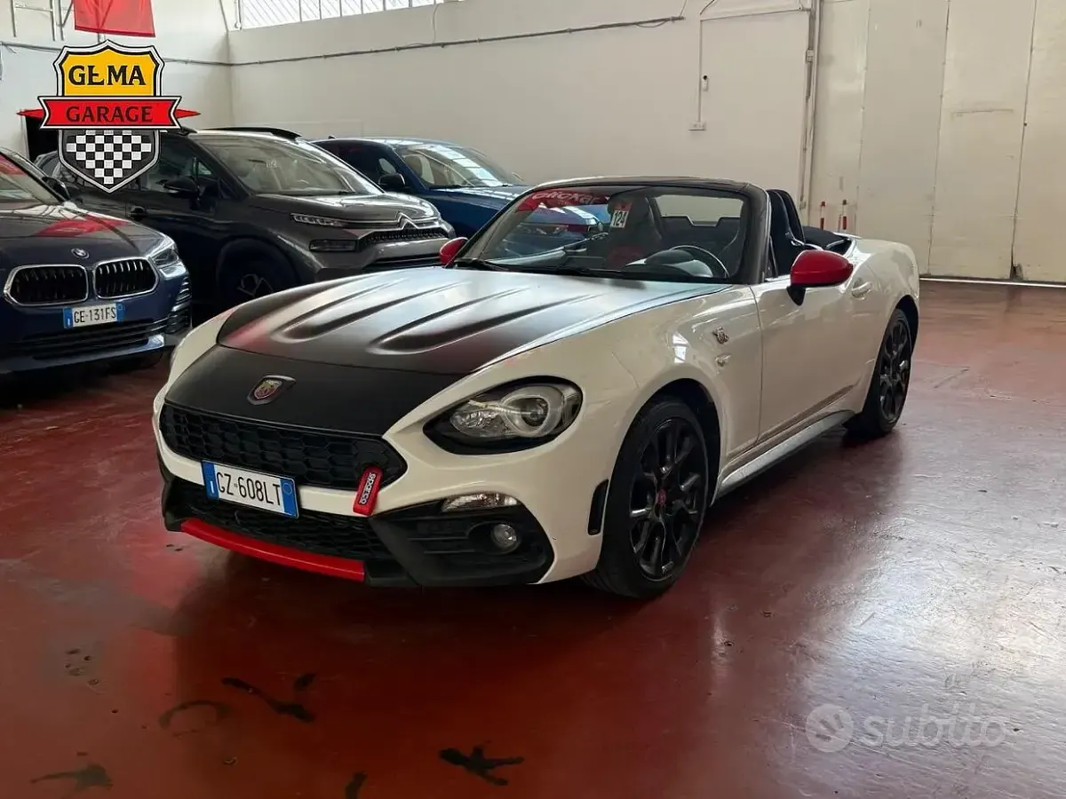 Usata Abarth 124 Spider 170 CV (125 kW) 2018 Bianco Cabrio