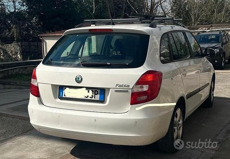 Usata Skoda Fabia GreenLine 75 CV (55 kW) 2013 Bianco Station wagon
