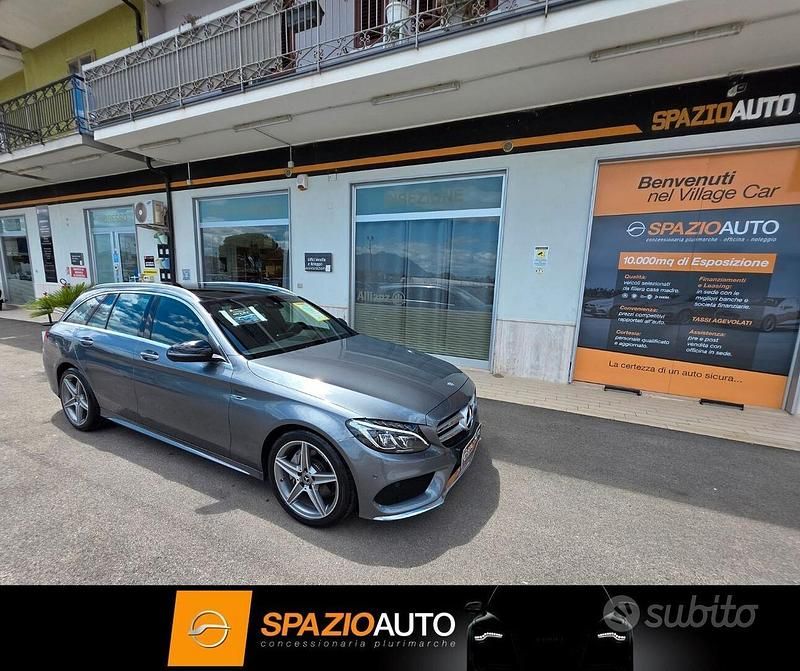 Usata Mercedes C180 Premium 115 CV (84 kW) 2017 Grigio Station wagon