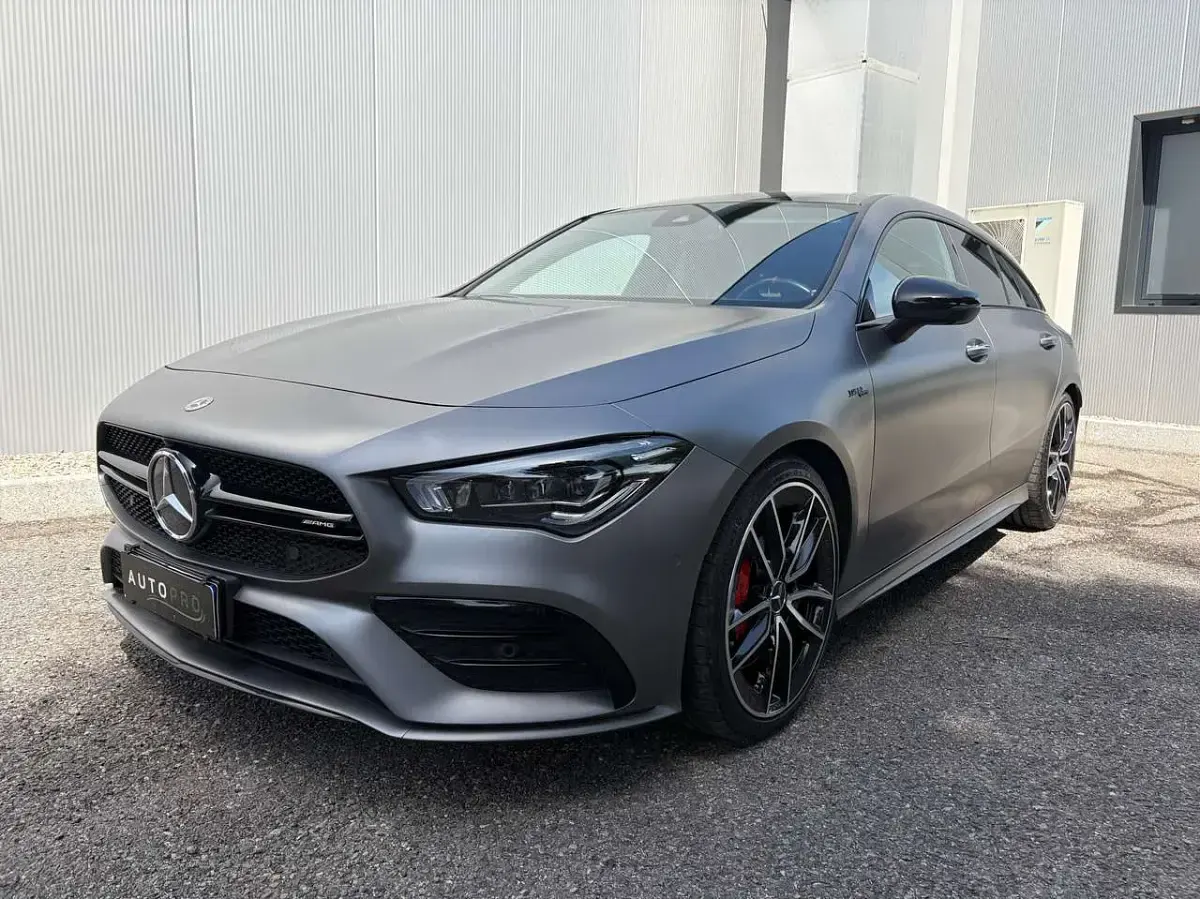 Usata Mercedes CLA35 AMG Luxury 306 CV (225 kW) 2023 Grigio Coupé