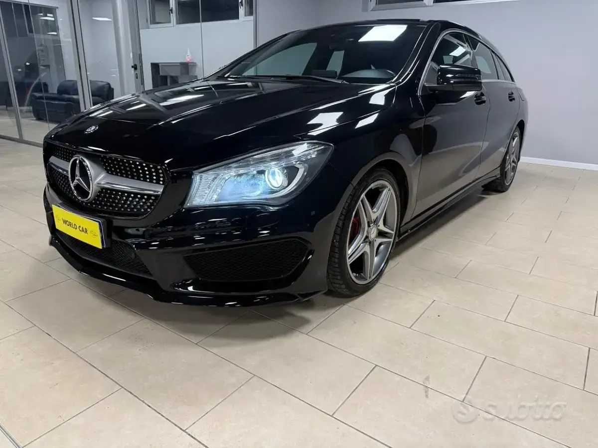 Usata Mercedes CLA200 Premium 136 CV (100 kW) 2016 Nero Station wagon