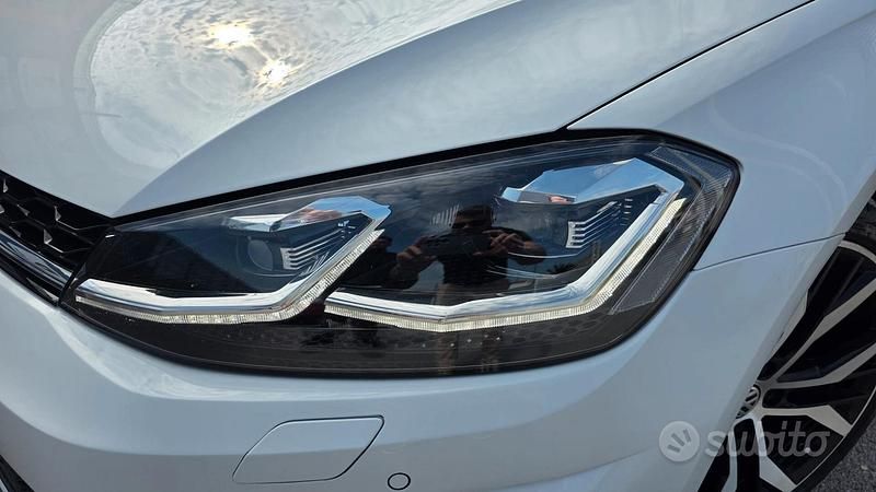 Usata VW Golf VII GTD 184 CV (135 kW) 2017 Bianco Berlina