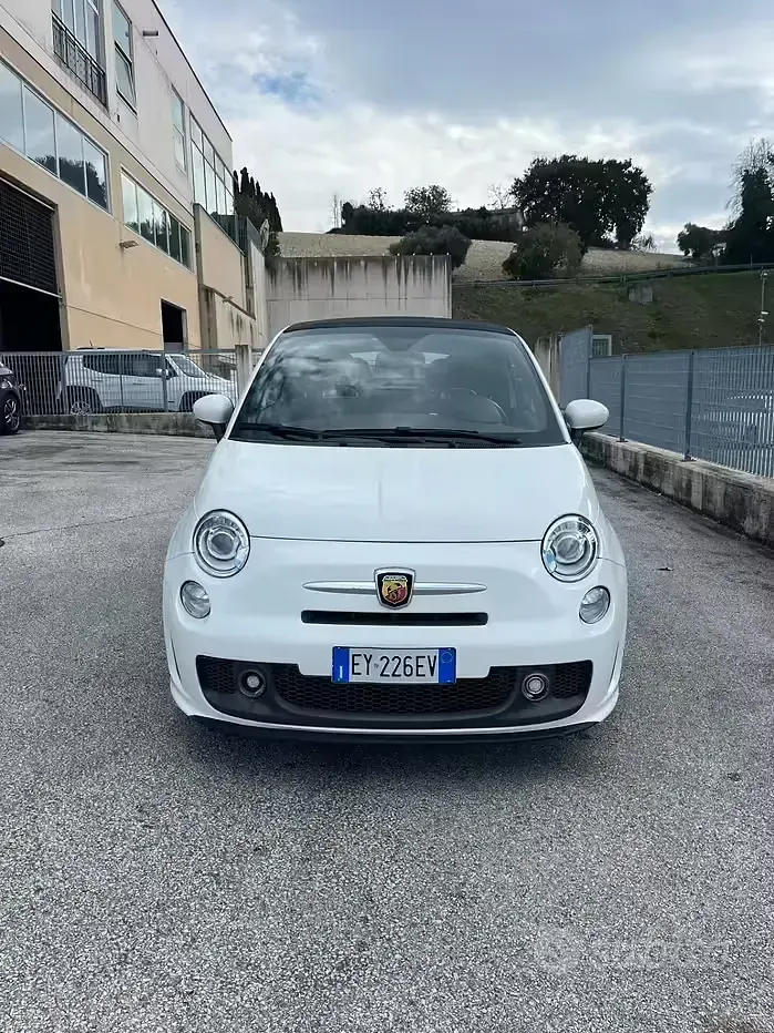 Usata Abarth 595C Turismo 160 CV (117 kW) 2014 Bianco Cabrio