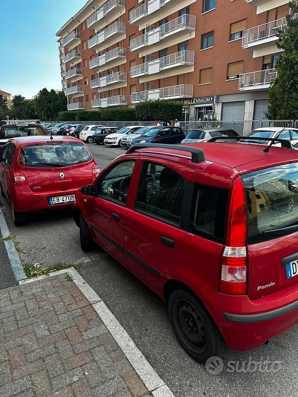 Usata Fiat Panda Dynamic 60 CV (44 kW) 2009 Rosso Utilitaria