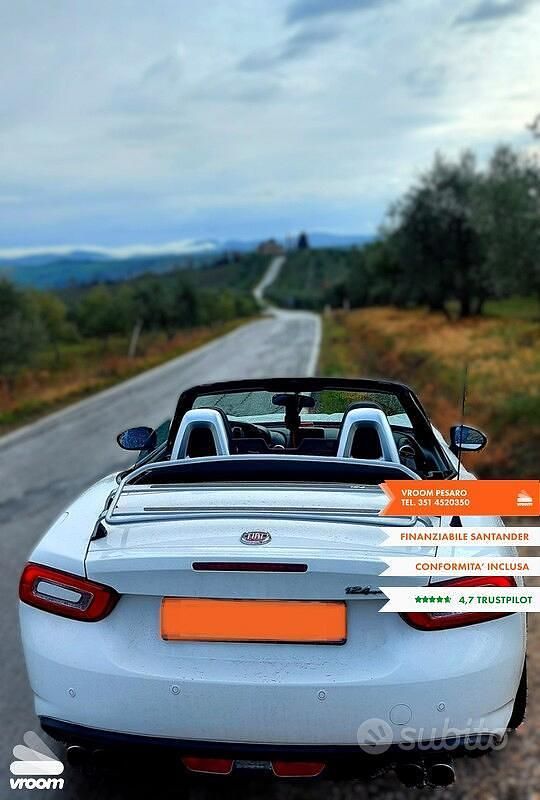 Usata Fiat 124 Spider Lusso 140 CV (102 kW) 2018 Bianco Cabrio
