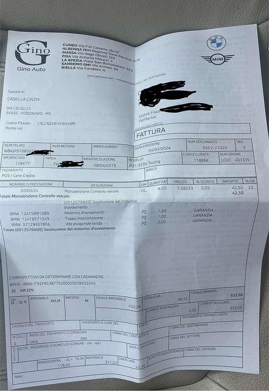 Usata BMW 520 Luxury Line 190 CV (139 kW) 2019 Station wagon