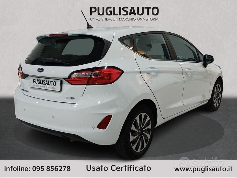 Usata Ford Fiesta Titanium 125 CV (91 kW) 2023 Bianco Utilitaria