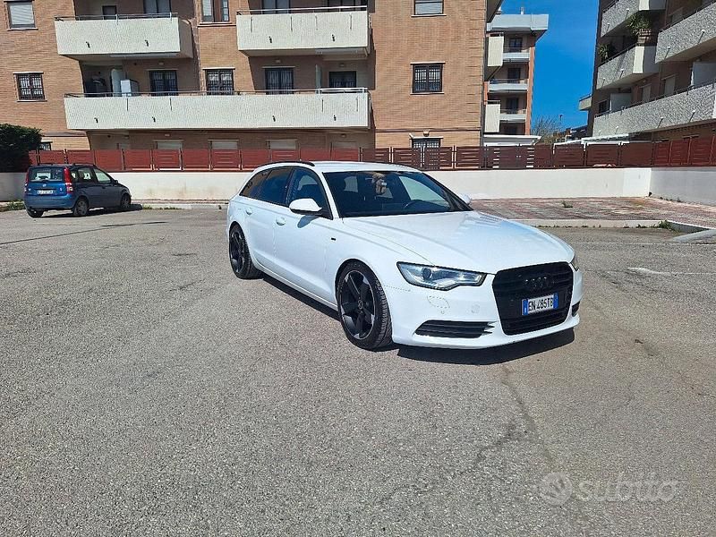Usata Audi A6 S-Line 177 CV (130 kW) 2012 Bianco Station wagon