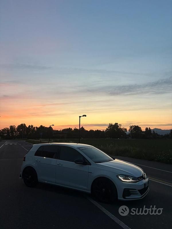 Usata VW Golf VII GTI 245 CV (180 kW) 2019 Bianco Berlina