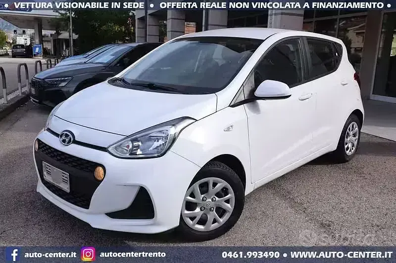 Usata Hyundai i10 67 CV (49 kW) 2018 Bianco Utilitaria