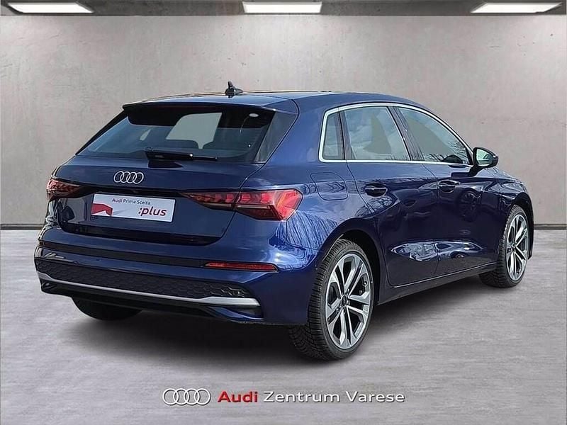 Usata Audi A3 Sportback e-tron Advanced Plus 150 CV (110 kW) 2025 Blu navarra Utilitaria