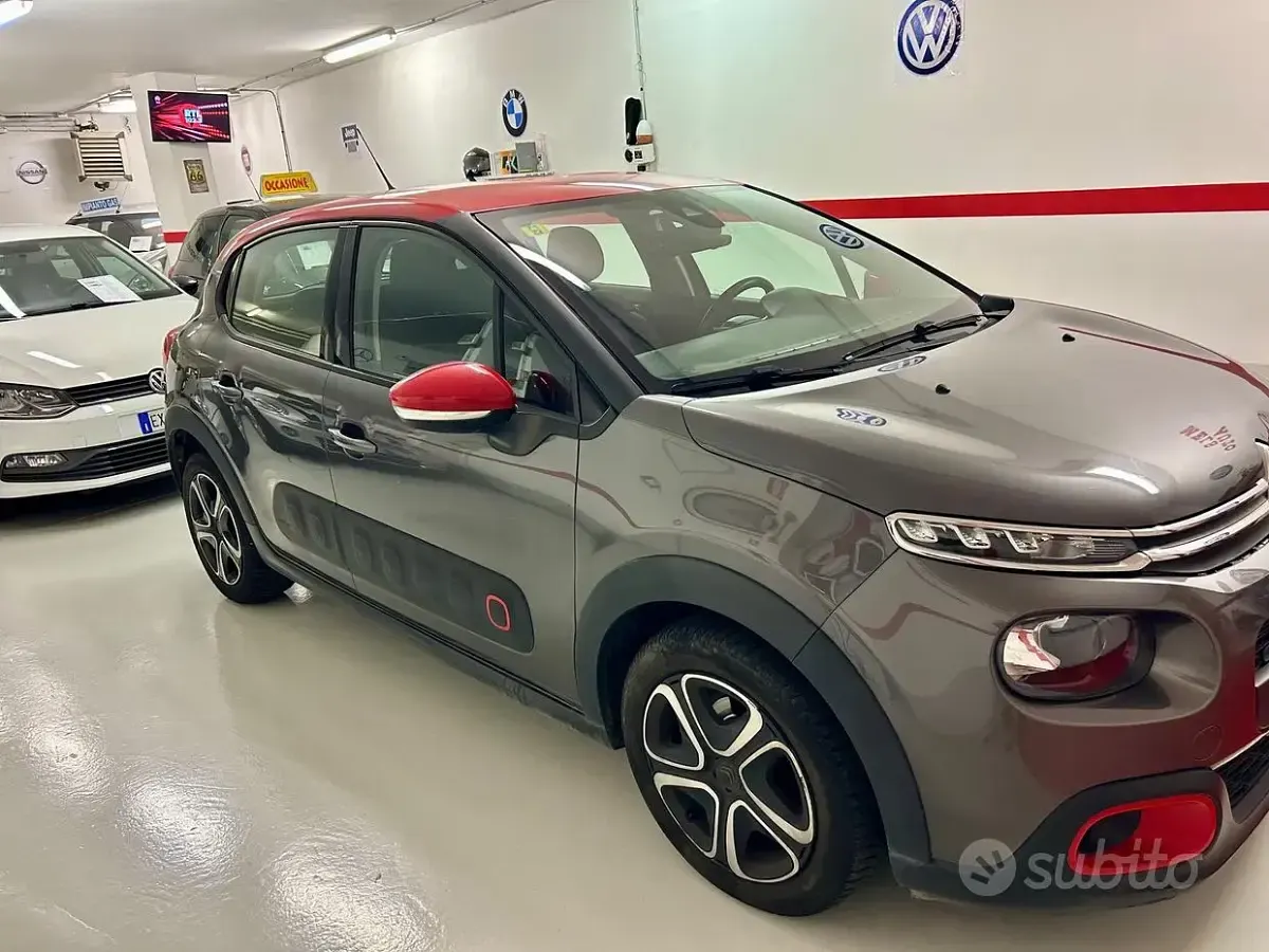 Usata Citroën C3 Shine 75 CV (55 kW) 2018 Grigio Utilitaria