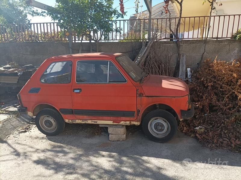 Usata Fiat 126 24 CV (17 kW) 1981 Rosso Utilitaria