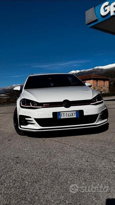 Usata VW Golf GTI 245 CV (180 kW) 2018 Bianco Coupé