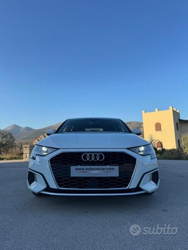 Usata Audi A3 Advanced 149 CV (109 kW) 2022 Bianco Berlina