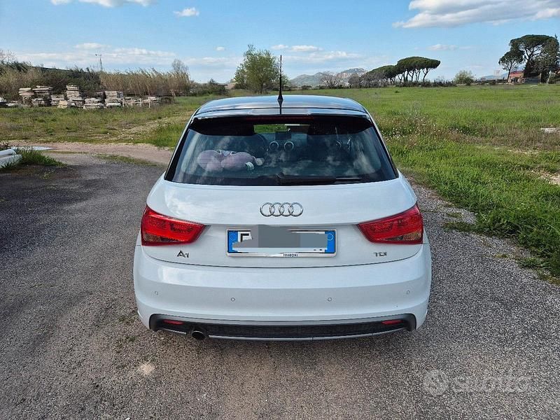 Usata Audi A1 S-Line 90 CV (66 kW) 2013 Bianco Utilitaria