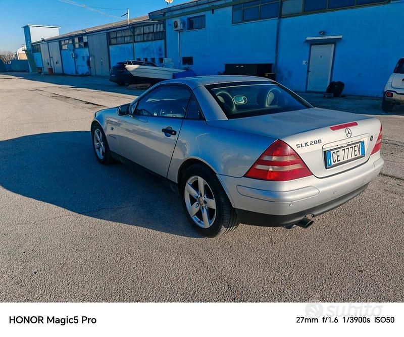 Usata Mercedes SLK200 192 CV (141 kW) 1998 Grigio Cabrio