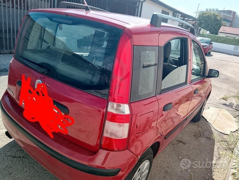 Rosso Usata 2009 Fiat Panda Due volumi | 2800 € (Super prezzo) - Immagine 1/4