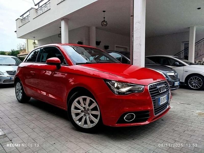 Usata Audi A1 Ambiente 122 CV (89 kW) 2010 Rosso Berlina