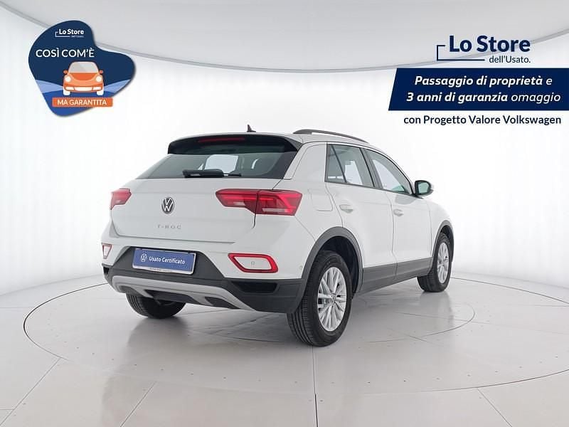Usata VW T-Roc Life 110 CV (80 kW) 2023 Pure white SUV