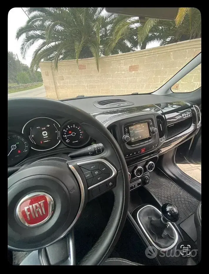 Usata Fiat 500L Pop Star 95 CV (69 kW) 2019 Nero Monovolume