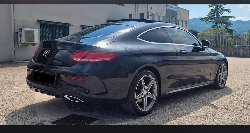 Usata Mercedes C220 Premium Plus 170 CV (125 kW) 2017 Nero Coupé