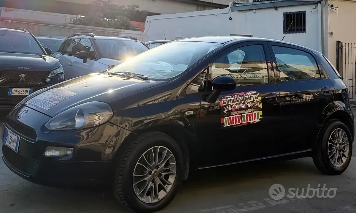 Usata Fiat Punto Evo 95 CV (69 kW) 2012 Nero Utilitaria
