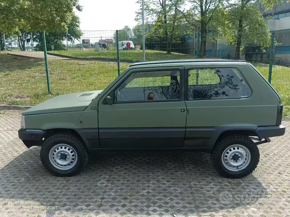 Usata Fiat Panda 4x4 S 50 CV (36 kW) 1988 Verde Utilitaria